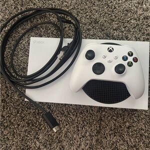 Xbox Series S Console with White Wireless Controller - White